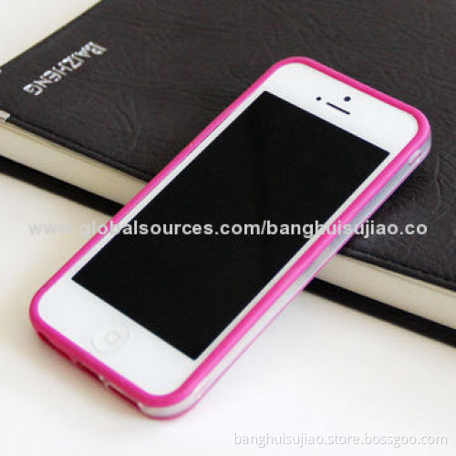 TPU Bumper Case for iPhone 5, Easy to Install, Available in Various Colors